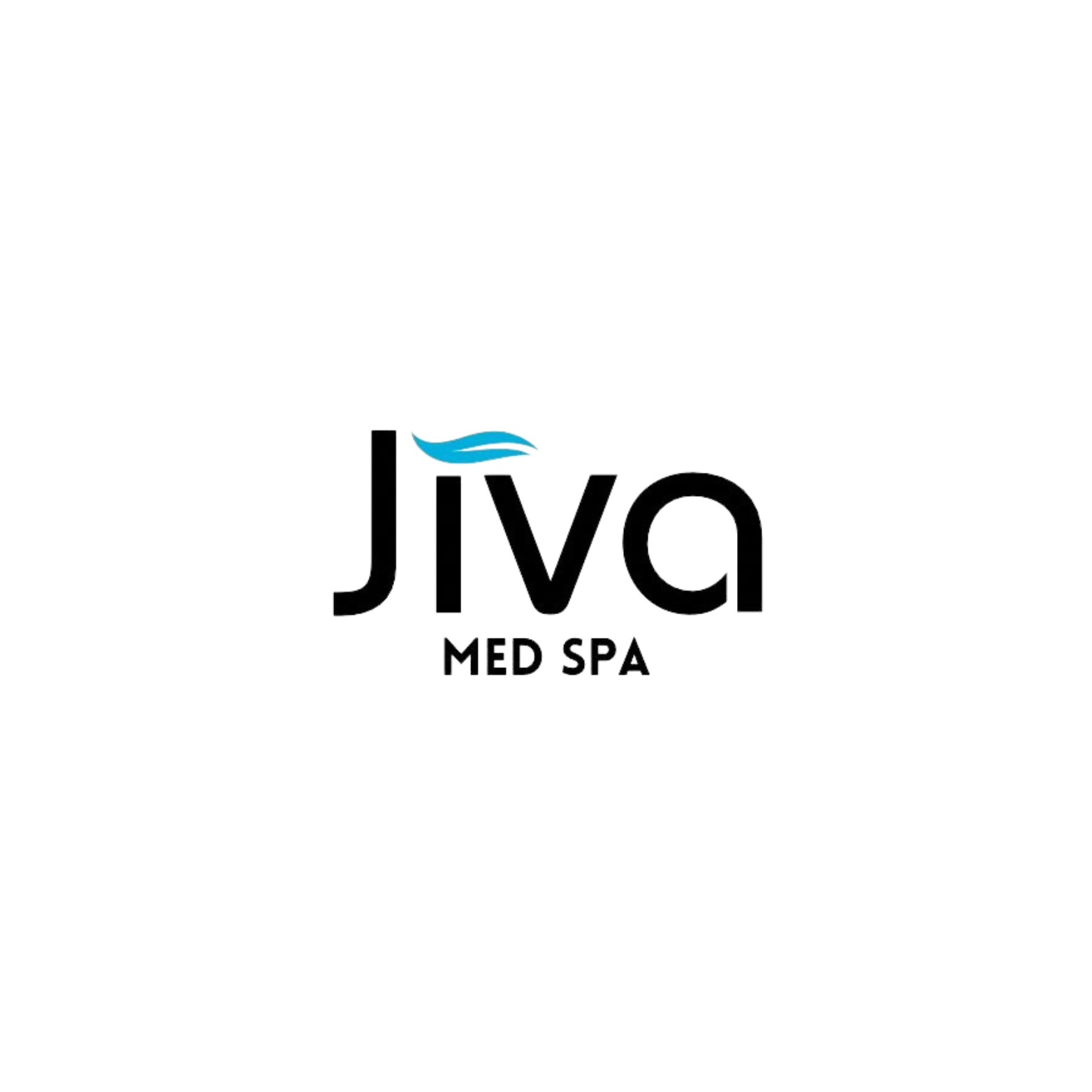 Jiva Spa logo: A stylized lotus flower, representing tranquility and wellness at our premier med spa